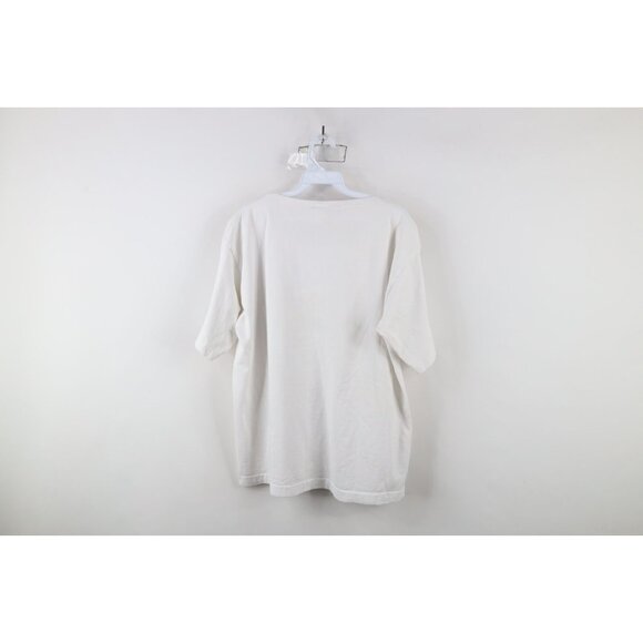 Vintage 90s Streetwear Womens XL Celestial Sun Moon Stars Short Sleeve T-Shirt - Picture 10 of 12